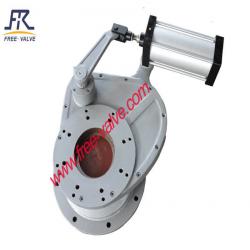 Pneumatic Anti wear Ceramic Lined Rotary Disc Discharge Ash Gate Valve