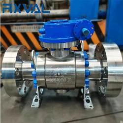 2500LB F51 Ball Valve Flange end with Gearbox Operation