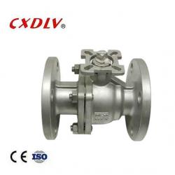 150LB Flanged Stainless Steel Ball Valve CF8M Direct Mounting Pad